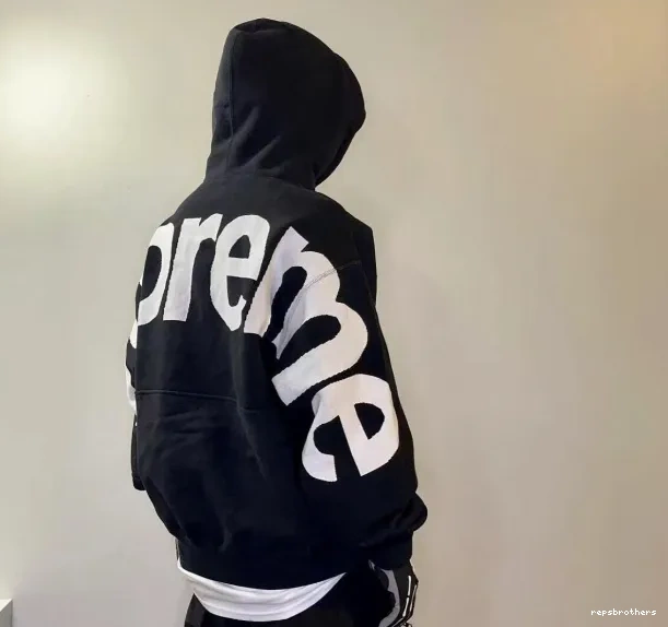 L Back S Sweatshirt LOGO Grey XL LOGO JACQUARD SWEATSHIRT Big HOODED Black BIG M Hoodie 0522